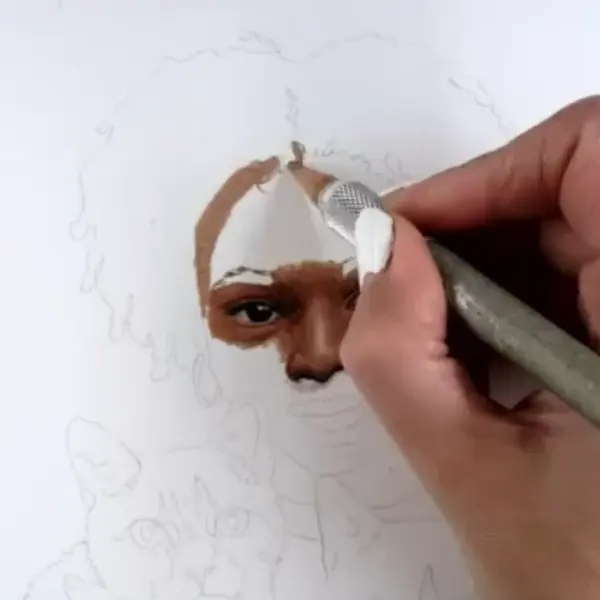 colored pencil drawing tutorial portraits faces